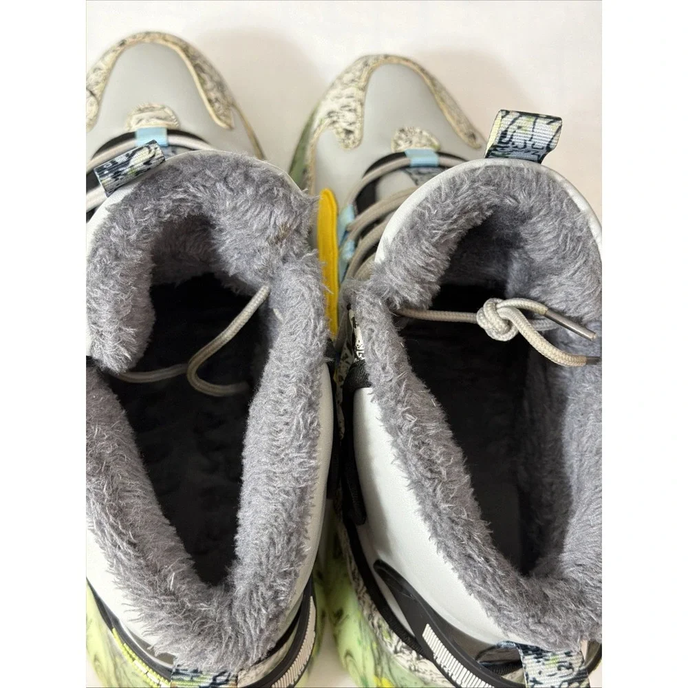 Men Winter‎ Warm Snow Boots Non-Slip Plush Sneakers Wear Resistance Hiking Shoes